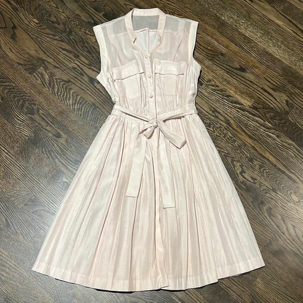 Anthropology Moulinette Soeurs blush dress, size S
